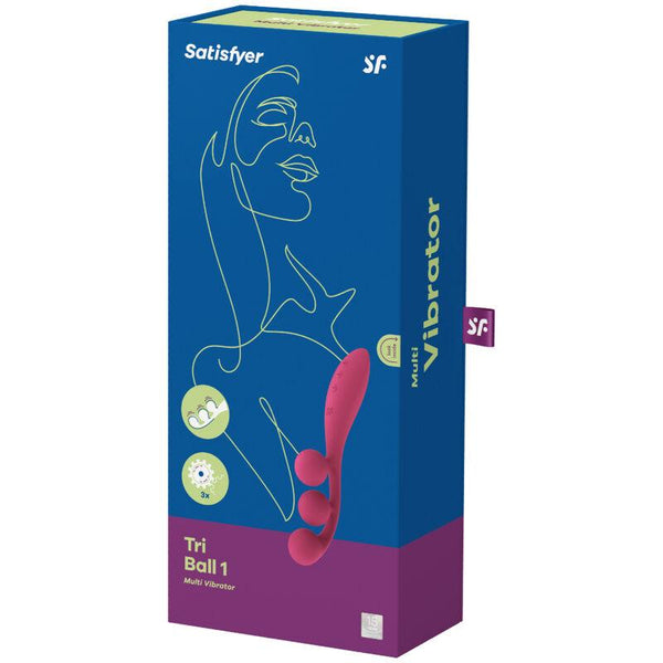 Satisfyer Tri Ball 1 Multivibrator Red