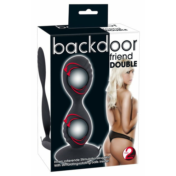 Backdoor Duo Balls Butt Plug