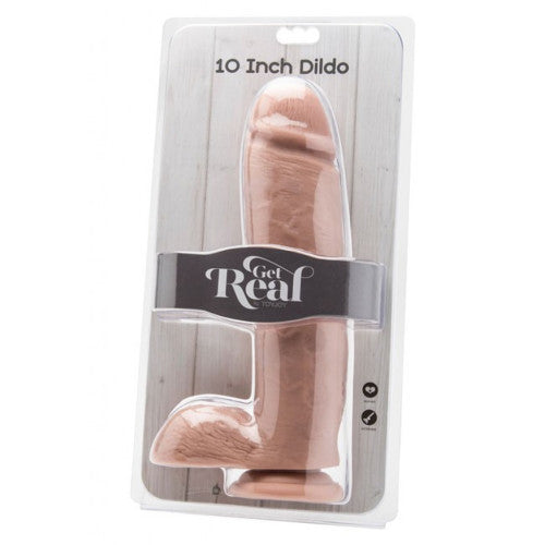 Flesh Penis with Balls and Suction Cup 25cm