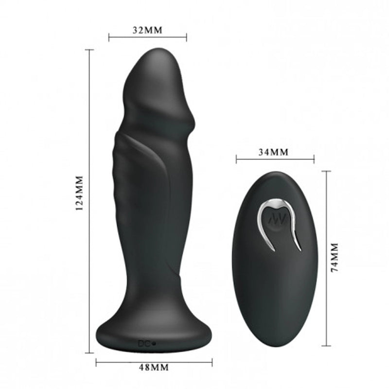 Mr. Play Remote Play Vibrating Anal Plug 13CM