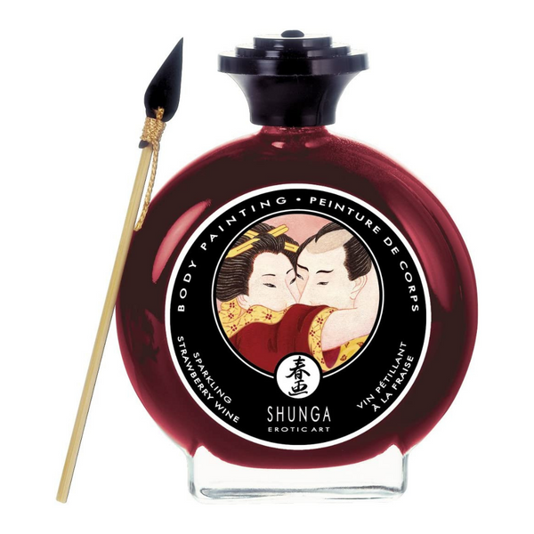 Shunga Strawberry Body Paint 100ml