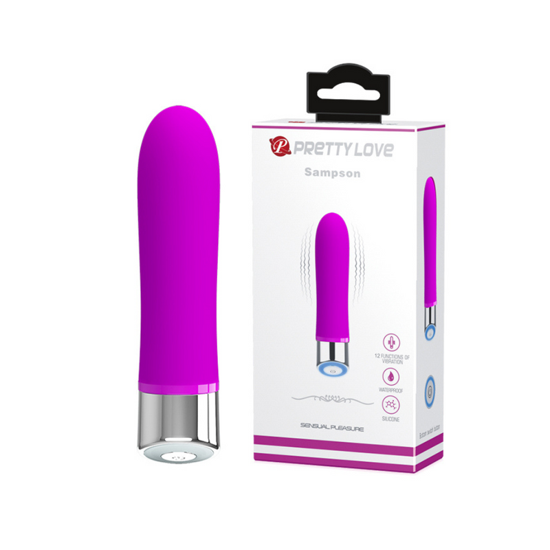 Pretty Love Silicone Vibrator Sampson - Violet