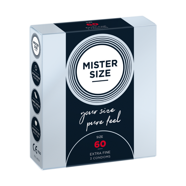 Mister Size 60mm Condoms 3 Pieces