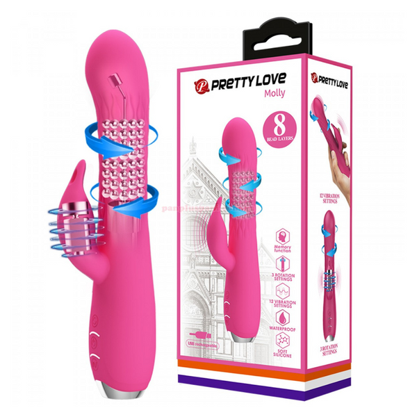 Pretty Love Molly Rotating Spinning Vibrator