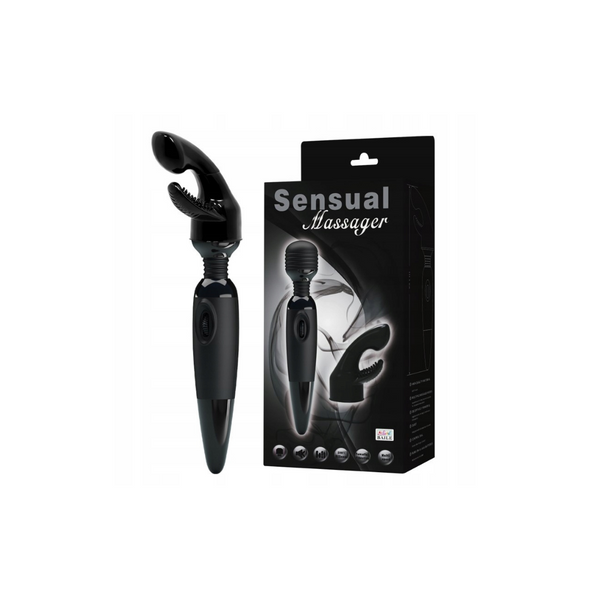 Set massager vibrator with head attachment