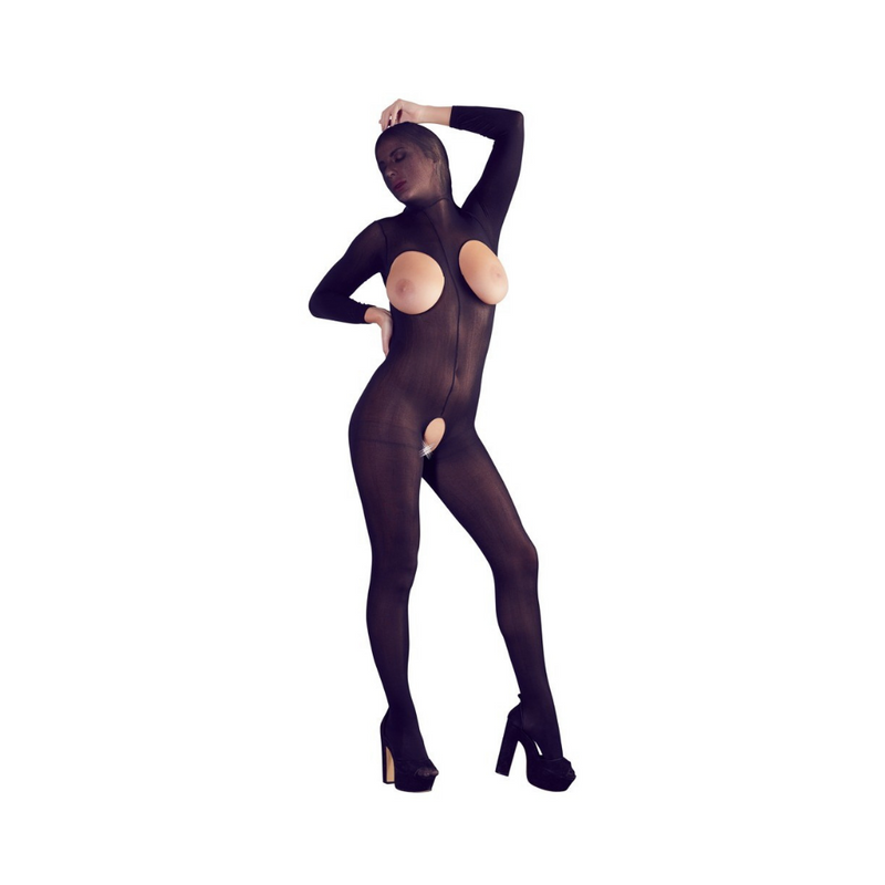 Black Catsuit with Head Mask