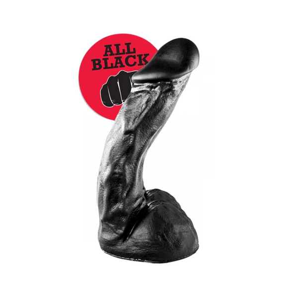 All Black 28cm Dildo