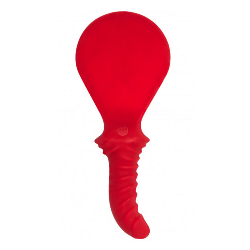 Fun Factory Bend Over Silicone Paddle with Dildo - Red