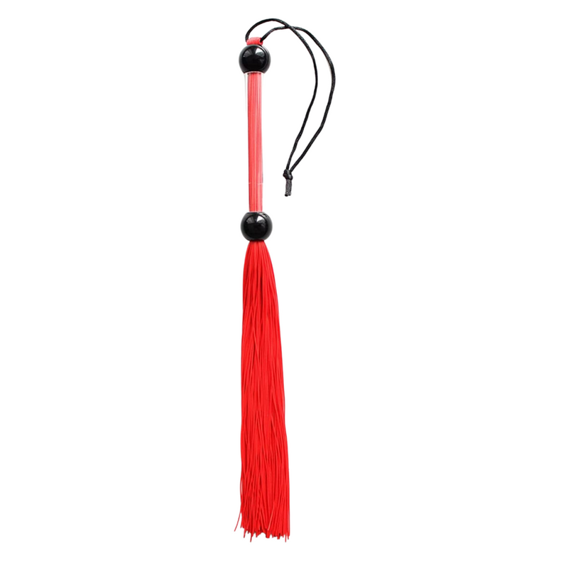 Naughty Toys Red Silicone Flogger 36CM