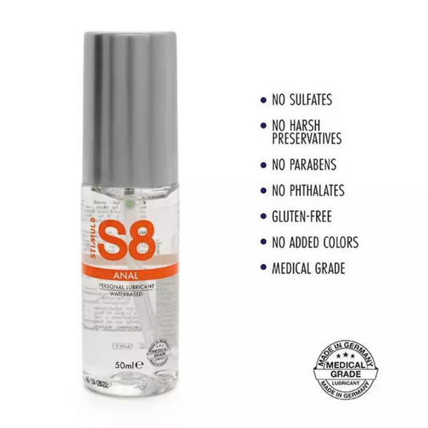 S8 Warming Anal Lubricant 50ml