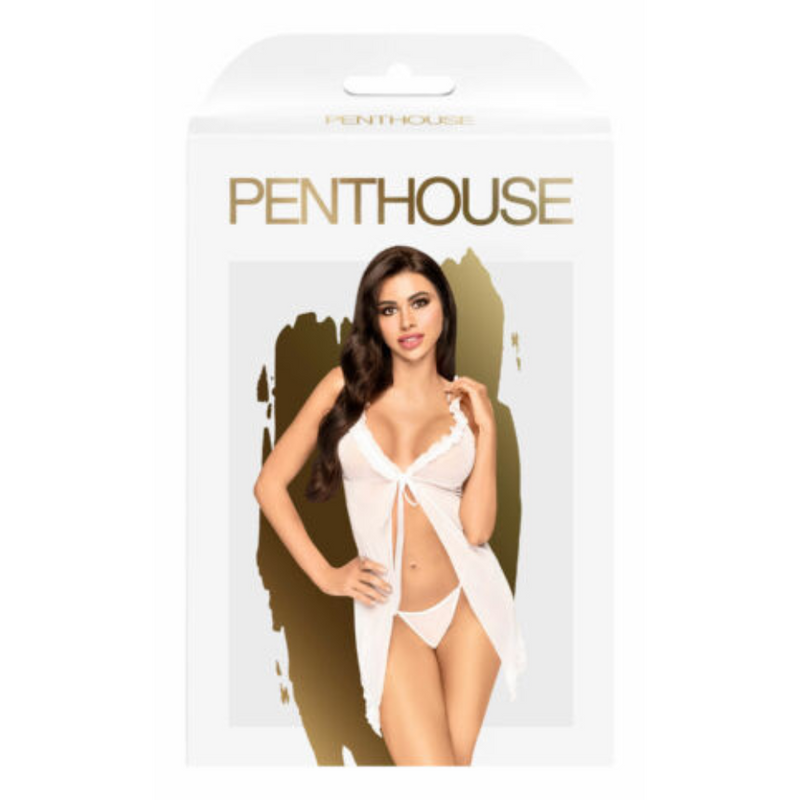 After Sunset Chemise with String White