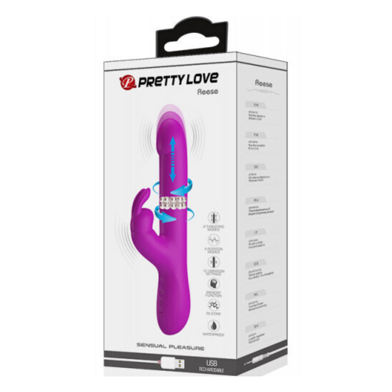 Pretty Love Reese Thrusting & Rotating Rabbit vibrator