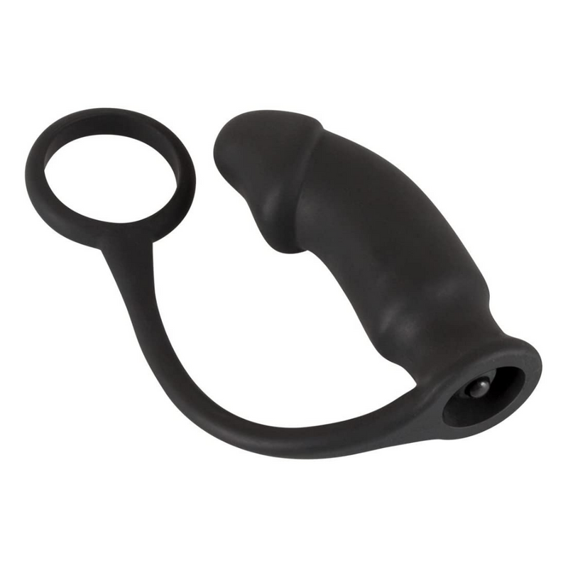 Silicone Ring with Vibrating Plug
