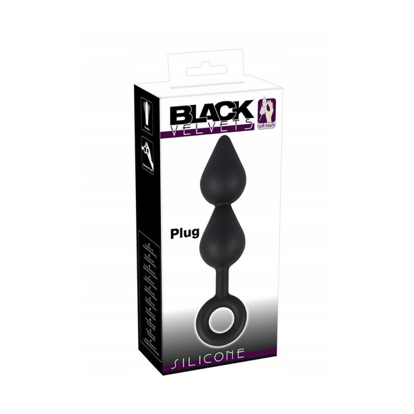 Black Velvets Double Anal Plug