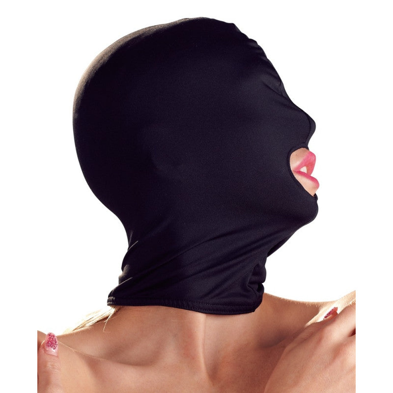 Bad Kitty Black Head Mask with Mouth Opening
