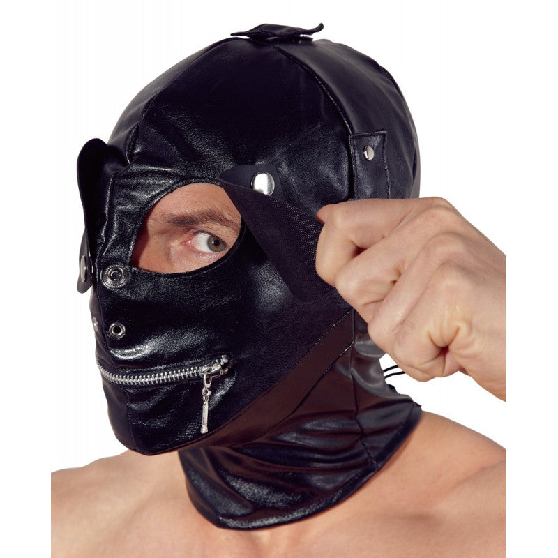 Full Head Leather Mask