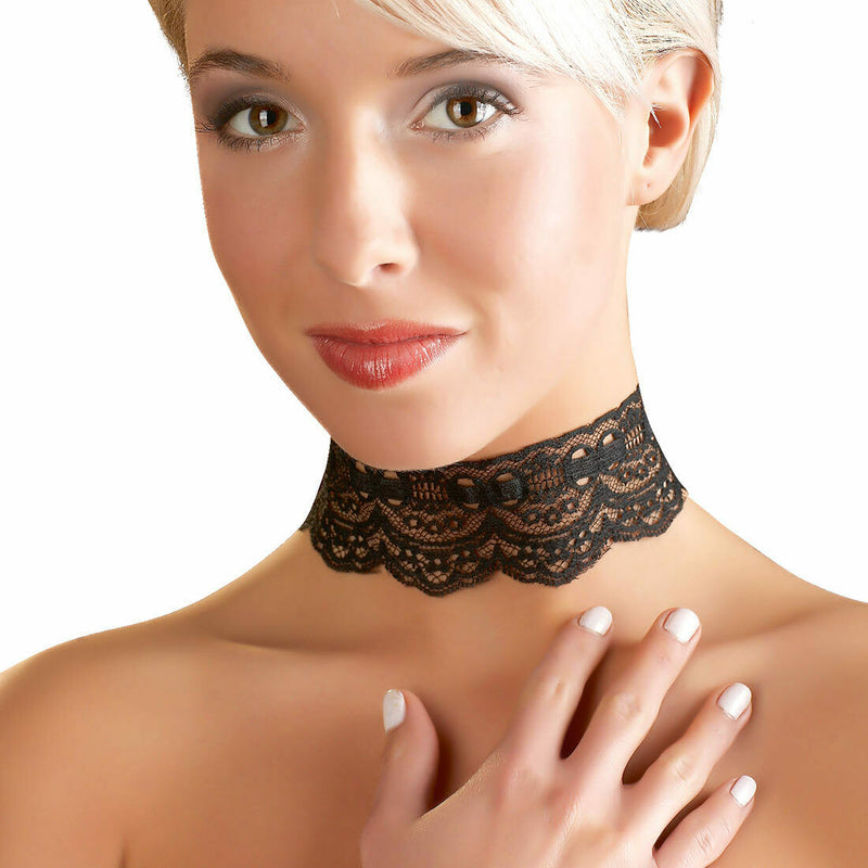 Black Lace Necklace