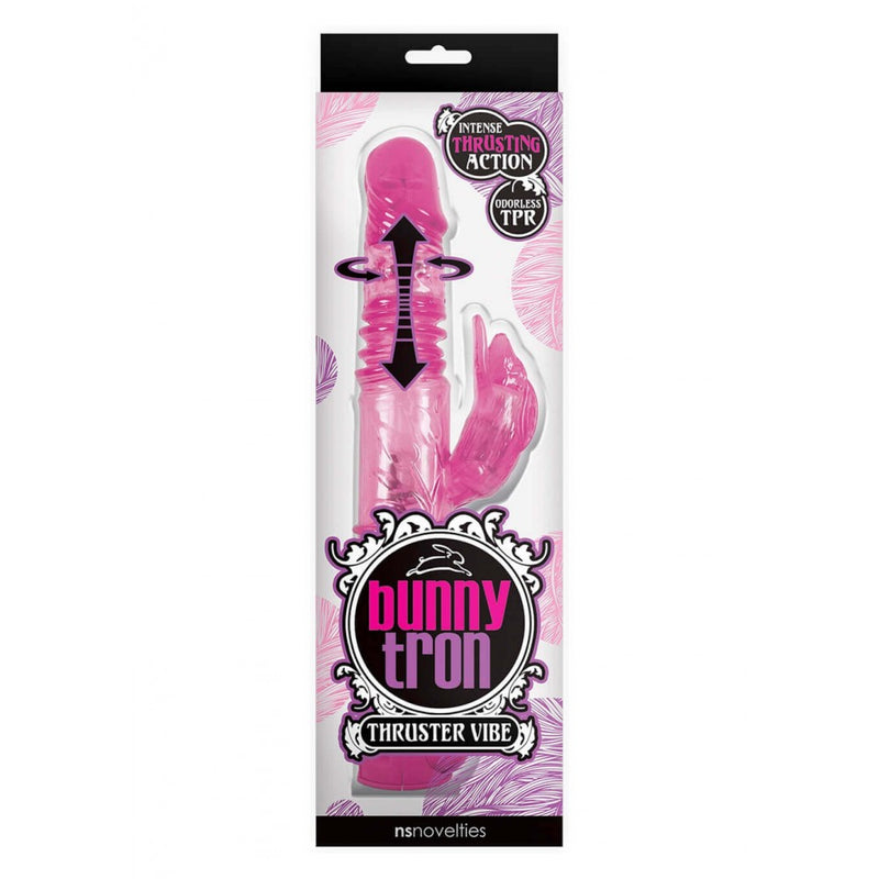 Small size Bunnytron Thruster Vibrator Pink