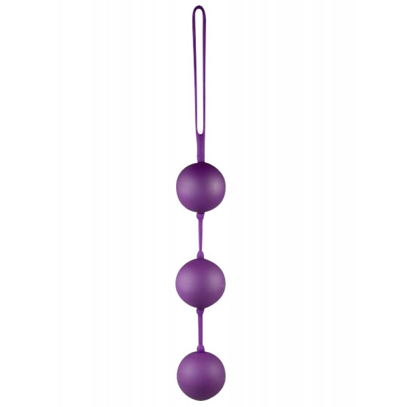 Trio Purple Velvet Balls